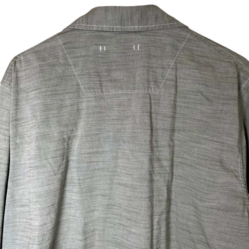 THE NORTH FACE Montgomery Long Sleeve Button Up Shirt Mens Sz XL Green Outdoor